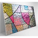 Ver imagem 6 de Quadro Vitral Geométrico Colorido Medidas 90x60 Cm Impressão Vidro Acrílico