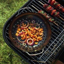 Frigideira Wok Grelhar para Churrasqueira Mor - 6