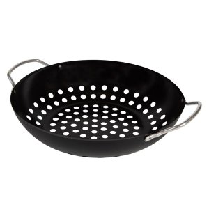 Frigideira Wok Grelhar para Churrasqueira Mor