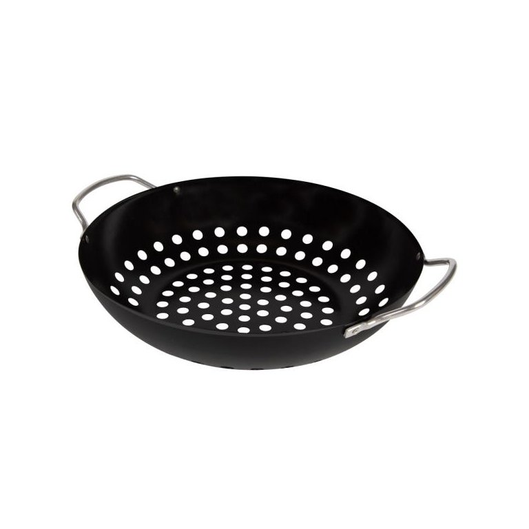 Frigideira Wok Grelhar para Churrasqueira Mor