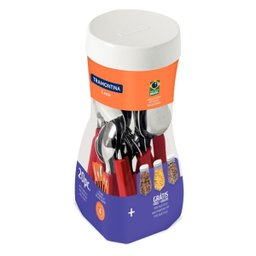 Faqueiro Inox 20 Peças Leme Cabo Vermelho Tramontina - 2