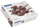 Ver imagem 2 de JOGO DE PANELAS 5PCS PARIS VERMELHO ANTIADERENTE TRAMONTINA