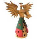 Ver imagem 7 de Querubim Rústico De Natal Com Livro Para Decoração de Mesa Libertas Rosas Artesanato Anjo Natalino C