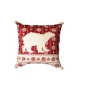 Ver imagem 1 de Capa de Almofada Urso Natalino C/ Pompom