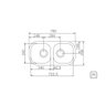 Cuba Dupla Pia Cozinha Inox 78x40 Polido - Tramontina - 2