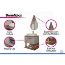 Ver imagem 4 de Conjunto Banheiro c/Espelho Duna/Gota 60cm Cimento MGM