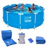 Piscina com Armação Redonda 10000L com Kit Filtro Belfix 220V - 1