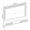 Ver mais imagens de Painel para Tv até 75'' Nt1370 Off White/freijó Notável Móveis