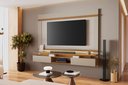 Ver imagem 1 de Painel para Tv até 75'' Nt1370 Off White/freijó Notável Móveis