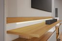 Ver imagem 5 de Painel para Tv até 75'' Nt1370 Off White/freijó Notável Móveis