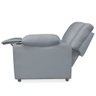 Poltrona Papai Manchester Reclinável Veludo Cinza - 6