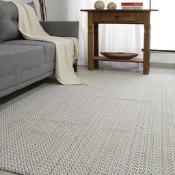 Tapete para Sala Tear Artesanal Antiderrapante Itália 1,40x2,00 Cru - 5
