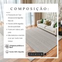 Ver imagem 5 de Tapete para Sala Tear Artesanal 1,40x2,00 Antiderrapante Itália Cru