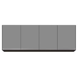 Armário de Cozinha Modulado de Canto 7 Peças Cp34 Balcão sem Tampo Preto-cinza - Lumil - 6 Armário de Cozinha Modulado de Canto 7 Peças Cp34 Balcão sem Tampo Preto-cinza - Lumil - 6