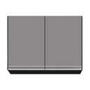 Ver imagem 3 de Armário de Cozinha Modulado de Canto 7 Peças Cp34 Balcão sem Tampo Preto-cinza - Lumil
