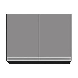 Armário de Cozinha Modulado de Canto 7 Peças Cp34 Balcão sem Tampo Preto-cinza - Lumil - 3 Armário de Cozinha Modulado de Canto 7 Peças Cp34 Balcão sem Tampo Preto-cinza - Lumil - 3