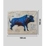 Quadro Touro Bullish Pintura Original 100 X 130 Cm Joarez Filho Bullish, Bull, Touro, Mercado de Açõ - 2