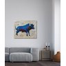 Quadro Touro Bullish Pintura Original 100 X 130 Cm Joarez Filho Bullish, Bull, Touro, Mercado de Açõ - 3