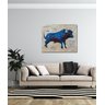 Quadro Touro Bullish Pintura Original 100 X 130 Cm Joarez Filho Bullish, Bull, Touro, Mercado de Açõ - 5