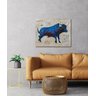 Quadro Touro Bullish Pintura Original 100 X 130 Cm Joarez Filho Bullish, Bull, Touro, Mercado de Açõ - 7