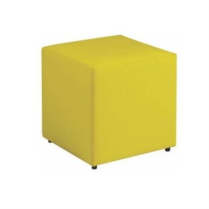 Puff Quadrado Amarelo