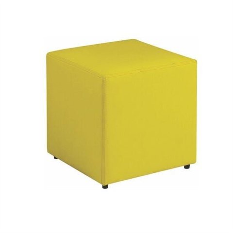 Puff Quadrado Amarelo