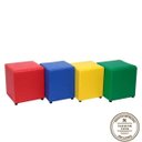 Ver imagem 2 de Puff Quadrado Amarelo