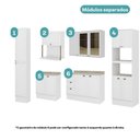 Ver imagem 4 de Cozinha Completa com Balcão Milla Pearl Soul 14 Portas MDF 310cm Branco