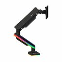 Ver imagem 1 de Suporte Gamer com RGB de Mesa, para Monitor 17" a 35", Pistão a Gás, Suporte até 9kg, Preto, Elg
