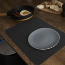 Ver imagem 5 de 8 Jogo Americano Preto Impermeável 29 X 44cm - Id Decor Jogo Americano de Mesa