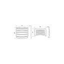 Ver imagem 4 de Kit 2 Encosto Iso Preto Cadeira Fixa ou Giratoria Popmov