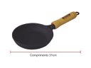 Ver imagem 1 de Frigideira Frita Ovos de Ferro Fundido - Diametro 14cm