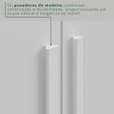 Ver mais imagens de Guarda-Roupa Casal com Pés 6 Portas 4 Gavetas Texas Premium Branco