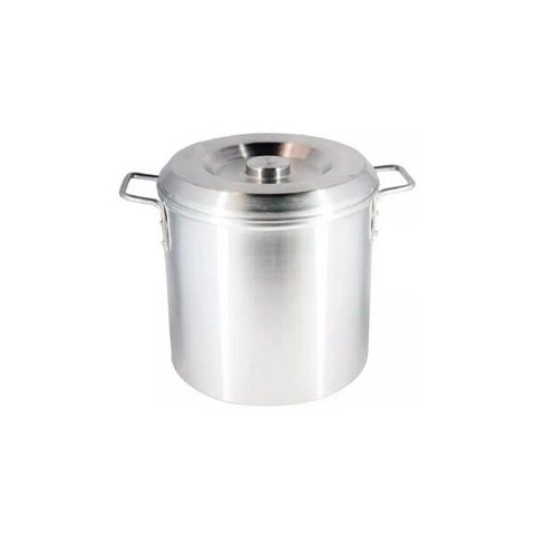 Caldeirão De Alumínio Polido Com Aba Hotel Restaurante 12l