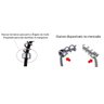 Torneira Cozinha Gourmet Monocomando Duo Spray Mesa Preta ME01B - 6