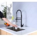 Ver imagem 2 de Torneira Cozinha Gourmet Monocomando Duo Spray Mesa Preta ME01B