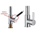 Ver mais imagens de Torneira Cozinha Gourmet Monocomando Duo Spray Mesa Preta ME01B