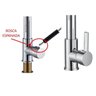 Torneira Cozinha Gourmet Monocomando Duo Spray Mesa Preta ME01B - 8