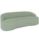 Ver imagem 1 de Sofá 4 Lugares Curvo Sala de Estar Living Lótus D02 Linho Verde 280 cm D-477 - Lyam Lyam Decor