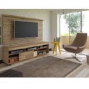Ver imagem 1 de Sala de Estar Completa com Rack, Painel e Mesa de Apoio Toronto Ii Espresso Móveis