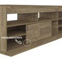 Ver imagem 4 de Sala de Estar Completa com Rack, Painel e Mesa de Apoio Toronto Ii Espresso Móveis