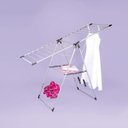 Ver mais imagens de Varal de Chão Master Aço Roupa Sapatos Mor