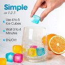 Ver imagem 2 de Kit 20 Cubos de Gelo Artificial Reutilizável