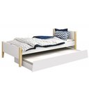 Ver imagem 2 de Cama de Solteiro com Auxiliar Reller Simba – Branco Fosco – 11204 / 11355