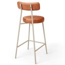 Ver mais imagens de Kit 03 Banquetas Baixa Cozinha Sala Jantar Bancada Milão Arena L02 Couríssimo Camel - lyam decor