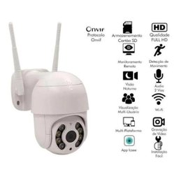 Câmera IP Speed Dome Full HD 1080P Ptz Wifi Ip66 IR 30Mts - 4