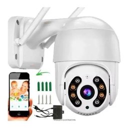 Câmera IP Speed Dome Full HD 1080P Ptz Wifi Ip66 IR 30Mts - 2
