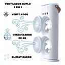 Ver imagem 3 de Ar Condicionado Portátil 3 em 1, Ar Condicionado Resfriamento, Ventilador para Quarto Branco