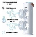 Ver imagem 3 de Ar Condicionado Portátil 3 em 1, Ar Condicionado Resfriamento, Ventilador para Quarto Branco