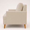 Ver imagem 2 de Kit 2 Poltronas Decorativas Serena Suede para Sala Recepção Escritório Conforto Luxo Contemporâneas